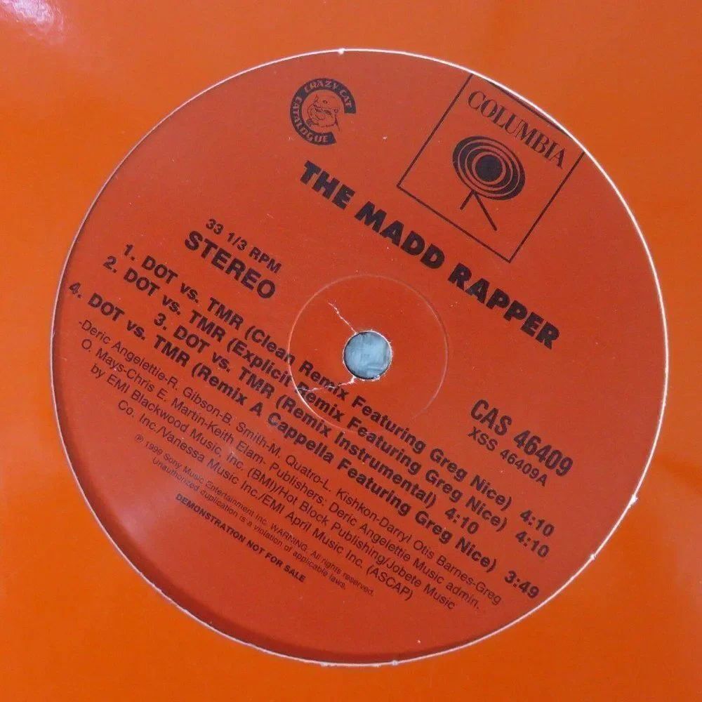 Madd Rapper Keepin It Madd Hot Busta Rhymes Promo Record Album Vinyl LP